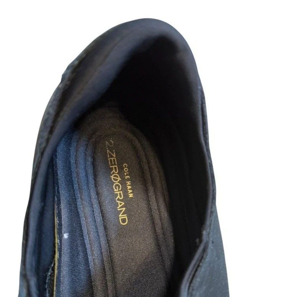 Cole Haan ZeroGrand Black Suede Men's Shoes Size 13 - Preppy - Oxford - Laser